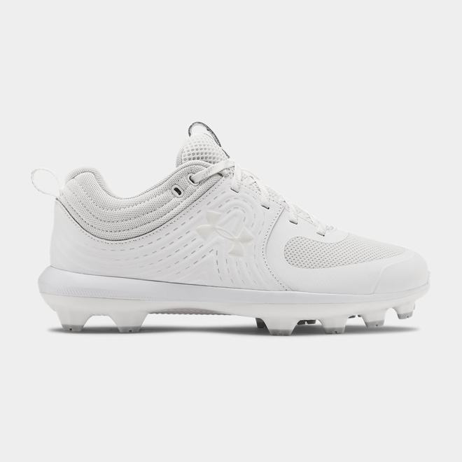 Under Armour Glyde TPU - Damske Softball Obuv - Biele